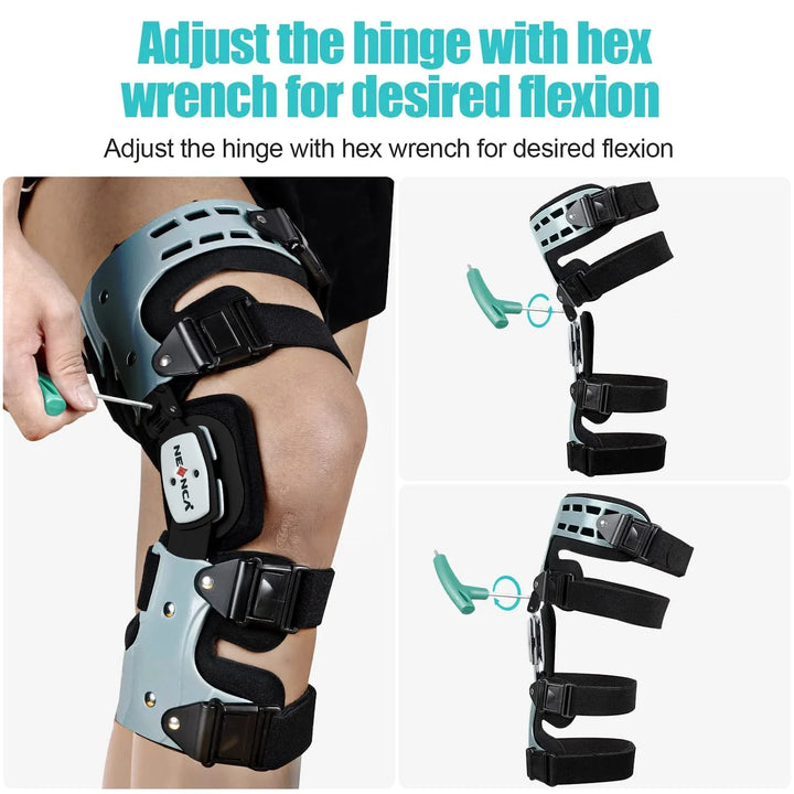 Lisslune | ArthroGuard™ | Osteoarthritis Unloader Knee Brace | Medial & Lateral Support | Bone-on-Bone Arthritis Relief for Pain Management