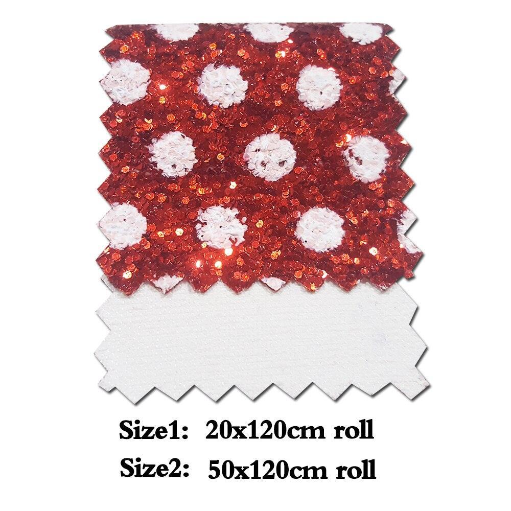 Lisslune | Sparkling Dreams: Chunky Dot Vinyl Fabric Roll for Creative Crafters