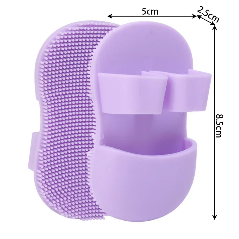 Rynx | 5PCS Portable Silicone Facial Cleansing Brush Deep Clean Massage Peeling Brush Makeup Removal Peeling Face Skin Care Tools
