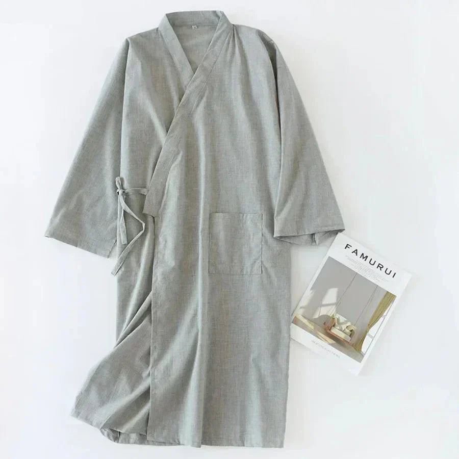 Lisslune | SleepRobe Bathrobe - Luxurious Men's Kimono Bathrobe 2024