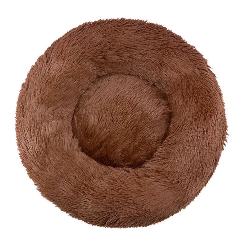Lisslune | CozyNest Plush Round Pet Bed – Washable & Non-Slip