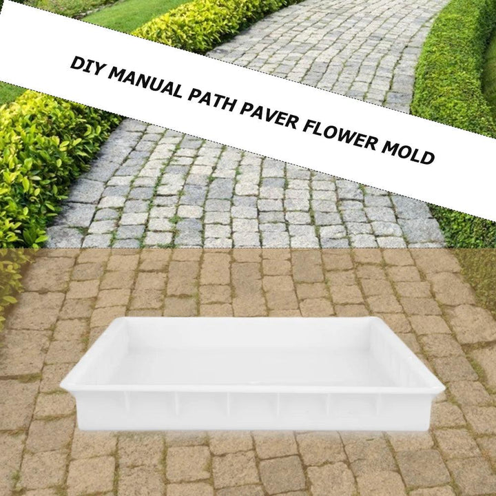 Lisslune | DIY Plastic Tile Mold for Garden Paths - Heavy Cement Stepping Stone Maker
