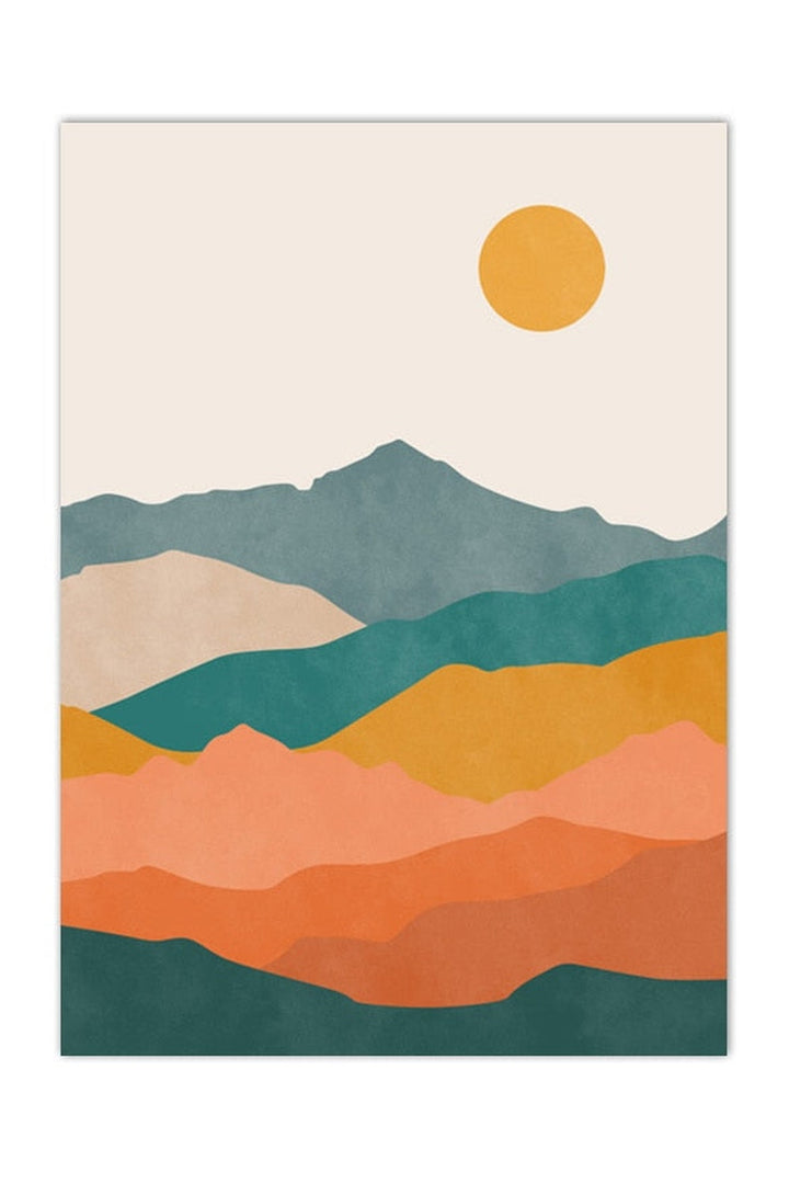 Lisslune | Academy Abstract Landscape Canvas