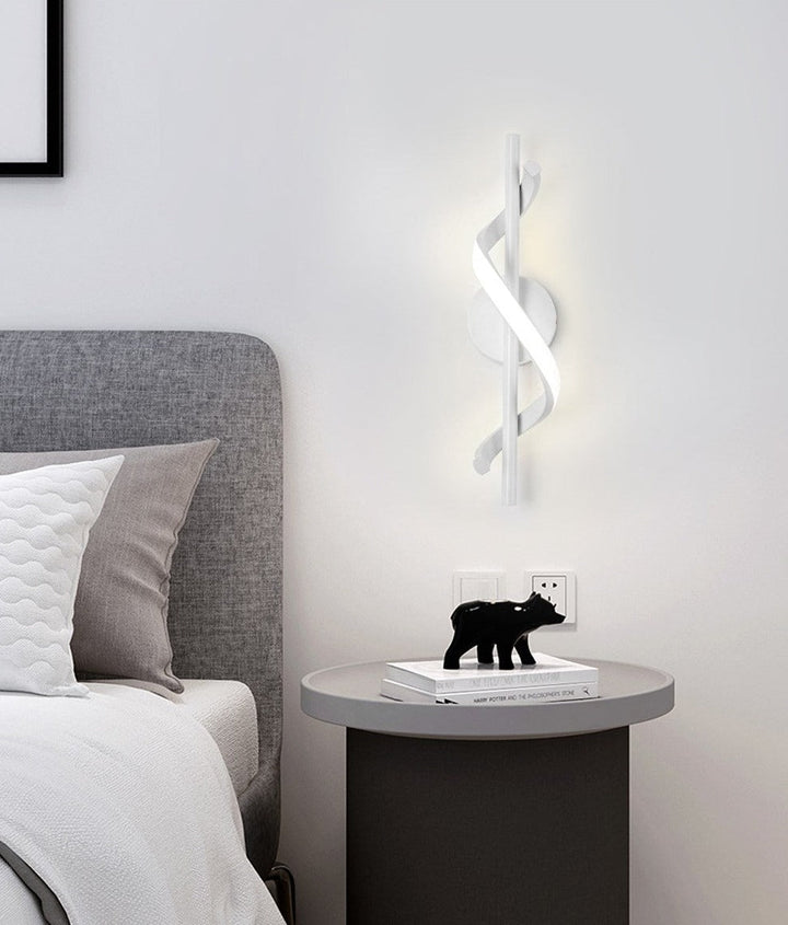 Lisslune | SpiralLume – Minimalist LED Wall Light with a Modern Edge