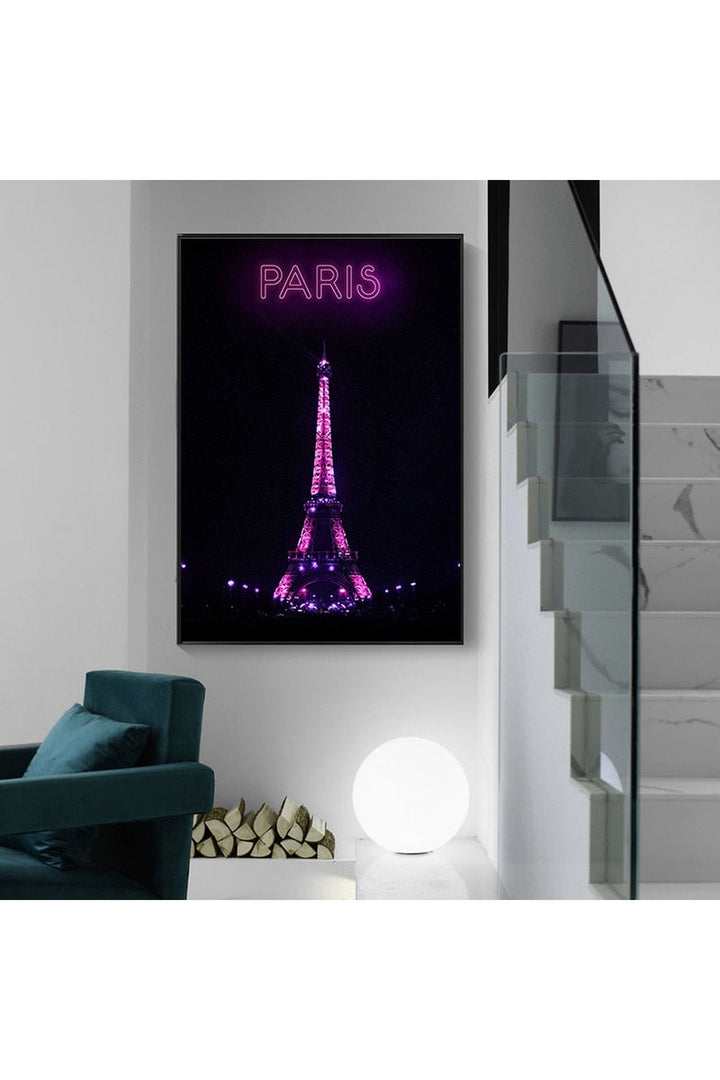 Lisslune | Neon Lights Poster