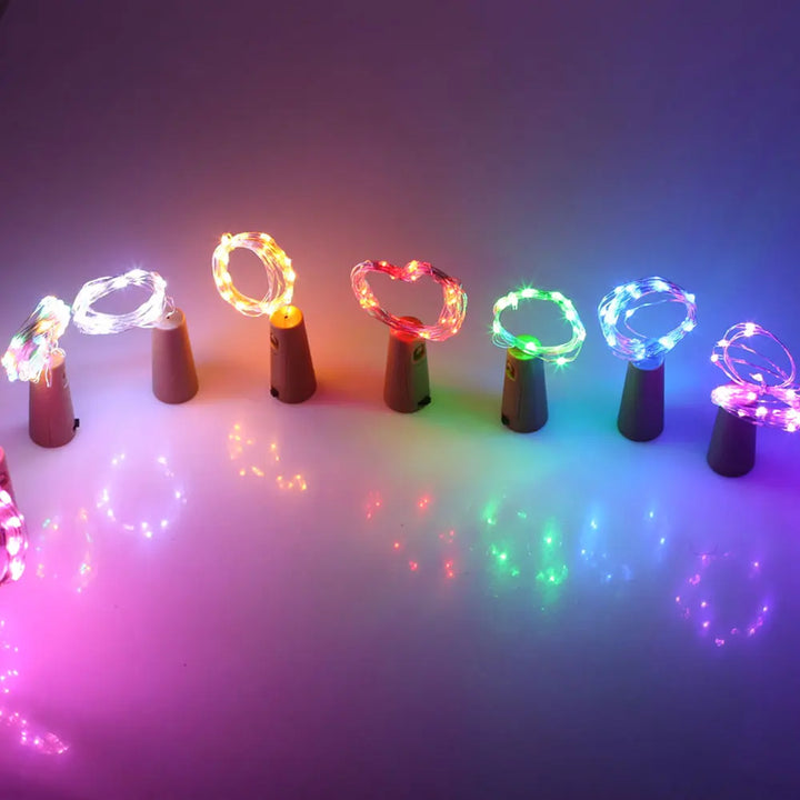 Lisslune | LED fairy lights for bottles – decorative lights with wire for creative lighting and DIY projects
