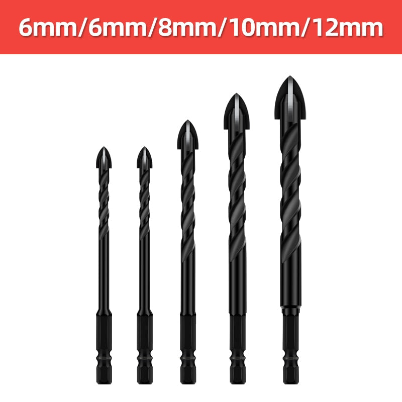 Lisslune | Heavy-Duty Mega Ultimate Cross Hex Drill Bit Set
