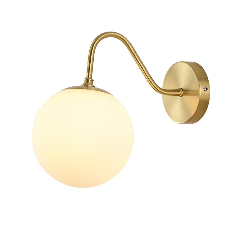 Lisslune | SphereLuxe – Scandinavian Wall Light with Adjustable Lighting