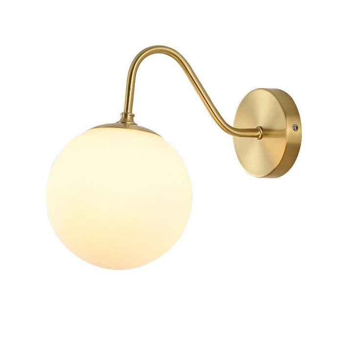 Lisslune | SphereLuxe – Scandinavian Wall Light with Adjustable Lighting