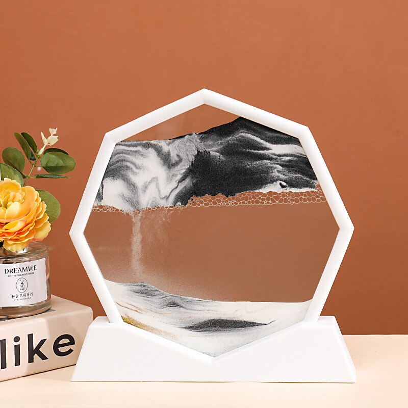 Lisslune | Deep Sea Flowing Hexagon Sand Decor