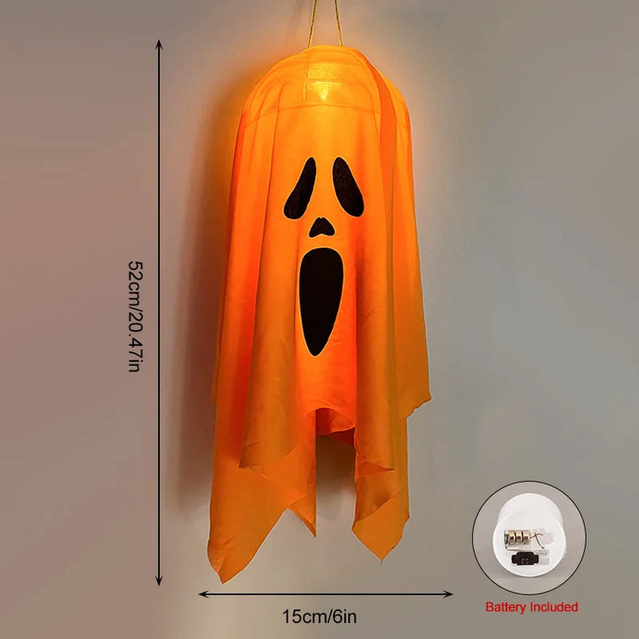 Rynx | Halloween Party LED Light Ghost Home Indoor Outdoor Decoration Supplies Haunted House Bar Hanging Horror Props with Lights