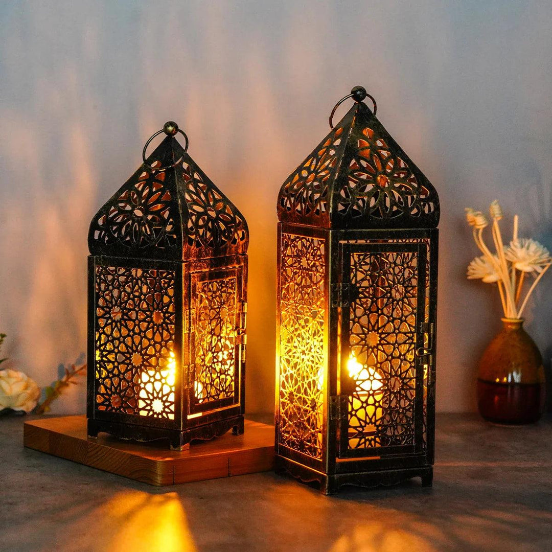 Lisslune | Mystique Oriental Lantern - Vintage Candle Holder