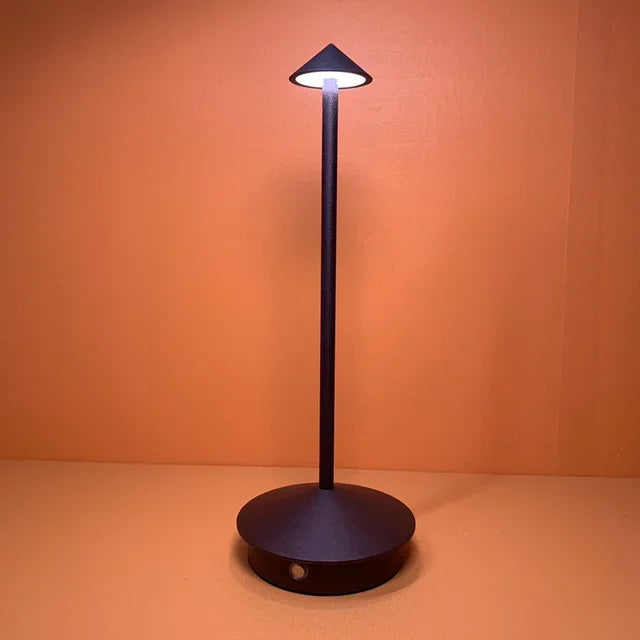 Lisslune | Rechargeable Table Lamp Creative Dining Room Touch Led Hotel Bar Coffee Pina Pro Table Lamp Decorative Desk Lamp