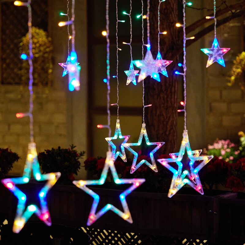 Lisslune | Solar Moon Star Lamp LED String Lights Decoration