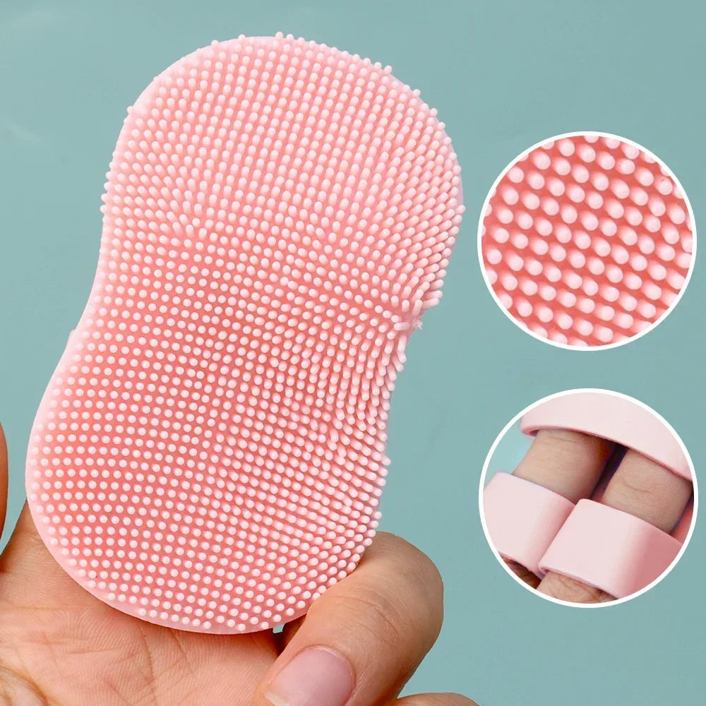 Rynx | 5PCS Portable Silicone Facial Cleansing Brush Deep Clean Massage Peeling Brush Makeup Removal Peeling Face Skin Care Tools