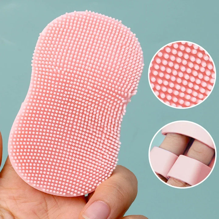 Rynx | 5PCS Portable Silicone Facial Cleansing Brush Deep Clean Massage Peeling Brush Makeup Removal Peeling Face Skin Care Tools