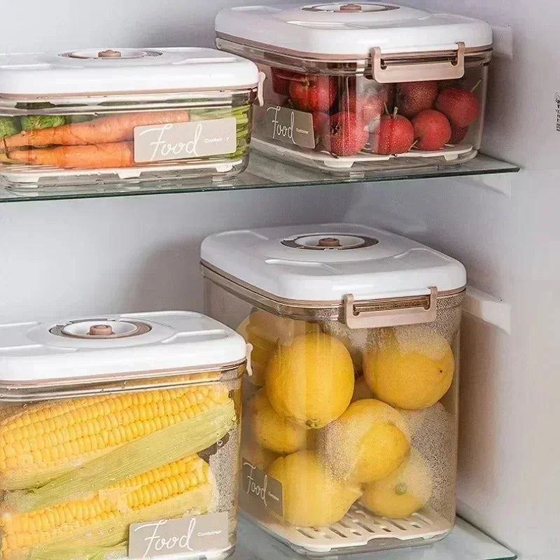 Lisslune | Food Vacuum Storage Box Transparent Container with Hand Pump – FreshLock