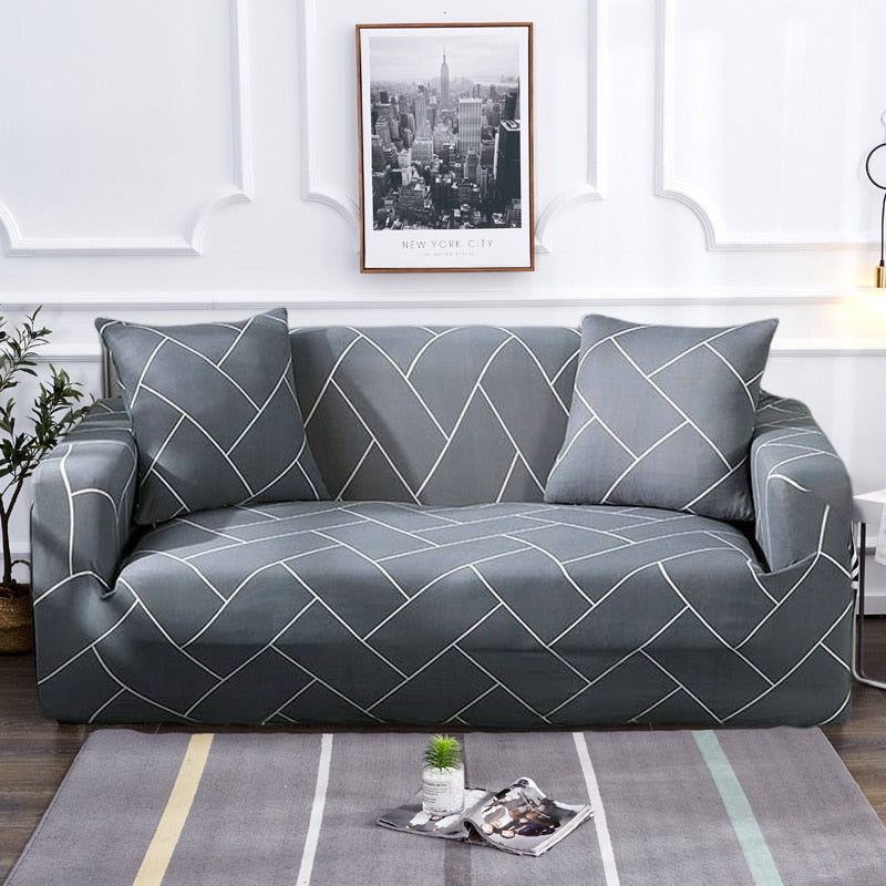Lisslune | Modern Non-slip Colorful Elastic Sofa Cover