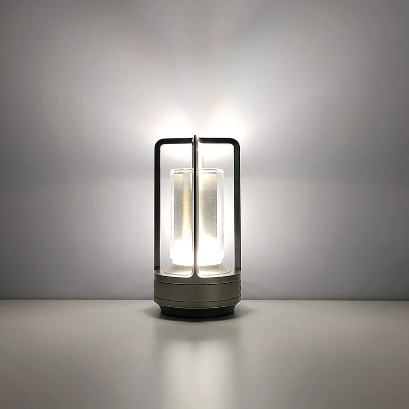 Lisslune | Rechargeable Wireless LuxuryGlow Table Lamp - Elegant Wireless Lamp for Any Mood