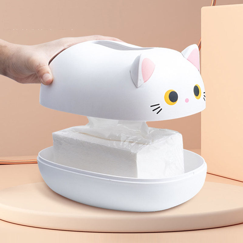Lisslune | Cat Shaped Desktop Tissue Box