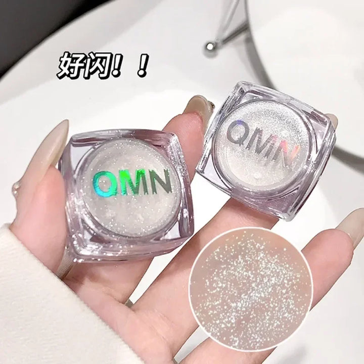 Rynx | Monochrome Diamond Eyeshadow Fairy Highlighter Powder Face Body Shimmer Contour Shade Illuminator for Women Glitter Makeup