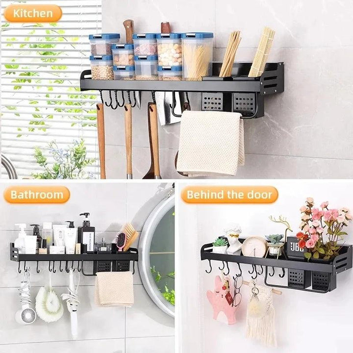 Lisslune | Elegant Wave Design Spice Organizer - Contemporary Kitchen Storage Solution