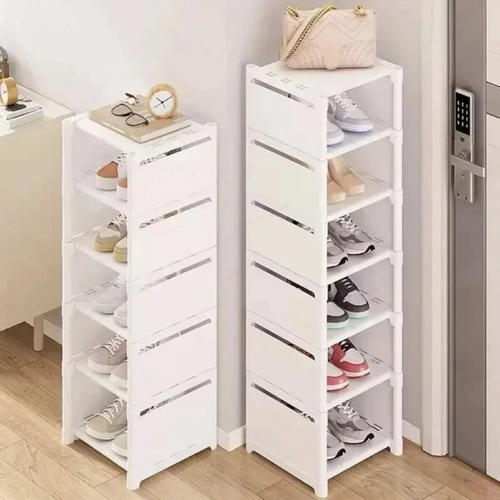 Lisslune | SHOECORNER RACK – Stackable shoe rack for corners – Space-saving organization with style