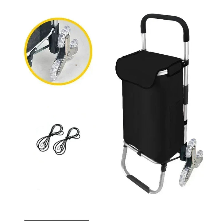 Lisslune | Large Capacity & Waterproof Folding Shopping Cart – Movaro