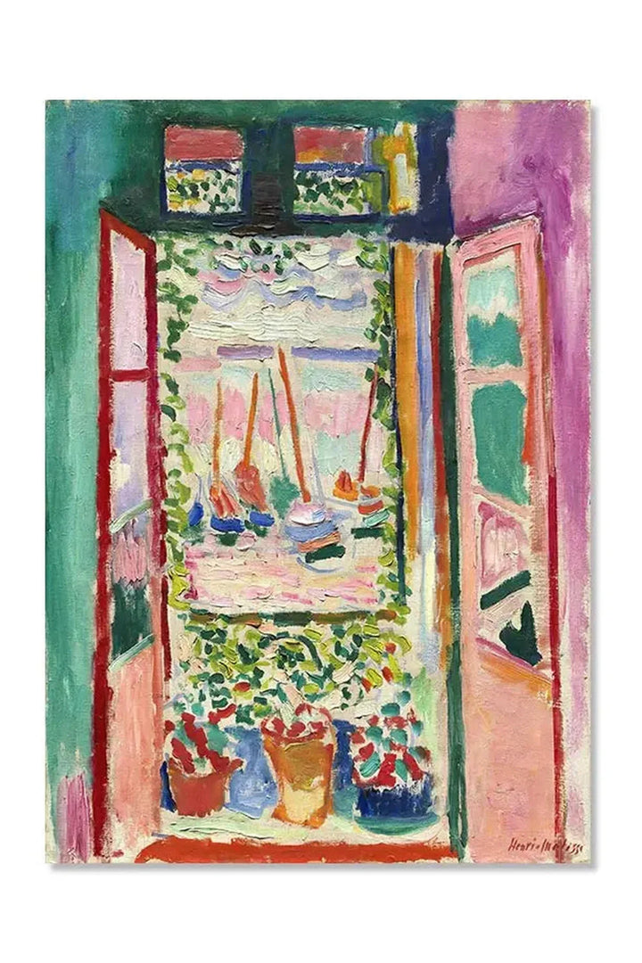 Lisslune | Aesthetic Matisse Retro Canvas Poster
