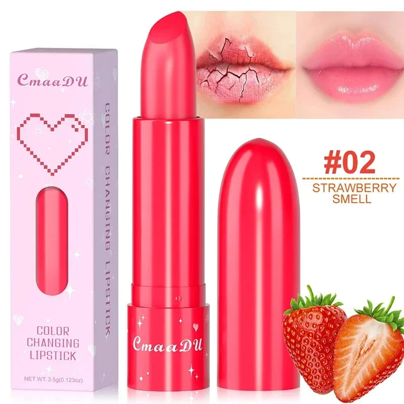 Rynx |6Color Waterproof Fruit Color Toning Gloss Changing Moisturizing Nourishing Glow Play Lip Balm Lip Color Care