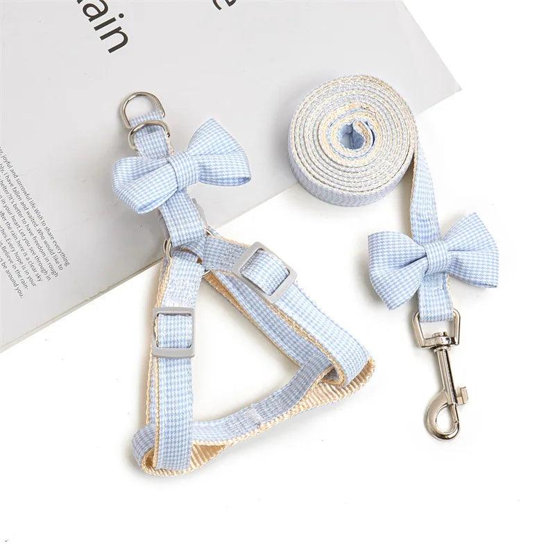 Lisslune | Beautiful, star-shaped adjustable harness and leash set for small pets