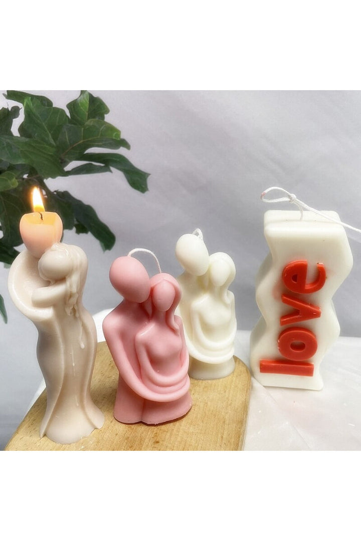 Lisslune | Couple Portrait Candle Shape