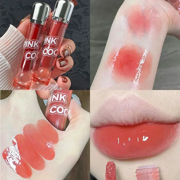 Rynx | Black Mirror Water Lipgloss Dark Red Moisturizing Lip Lacquer Long-lasting Non-sticky Cup-forming Forming a film that does not easily fade Makeup