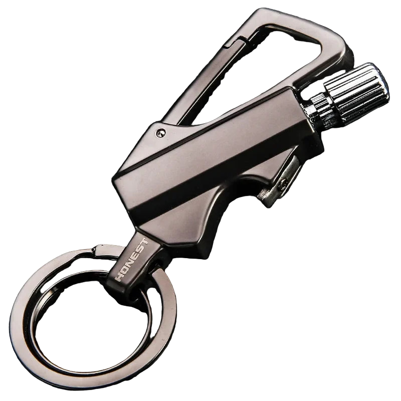 Lisslune | FlareKey – Multifunction Keychain Lighter | Windproof Kerosene Lighter for Outdoor & Everyday Use
