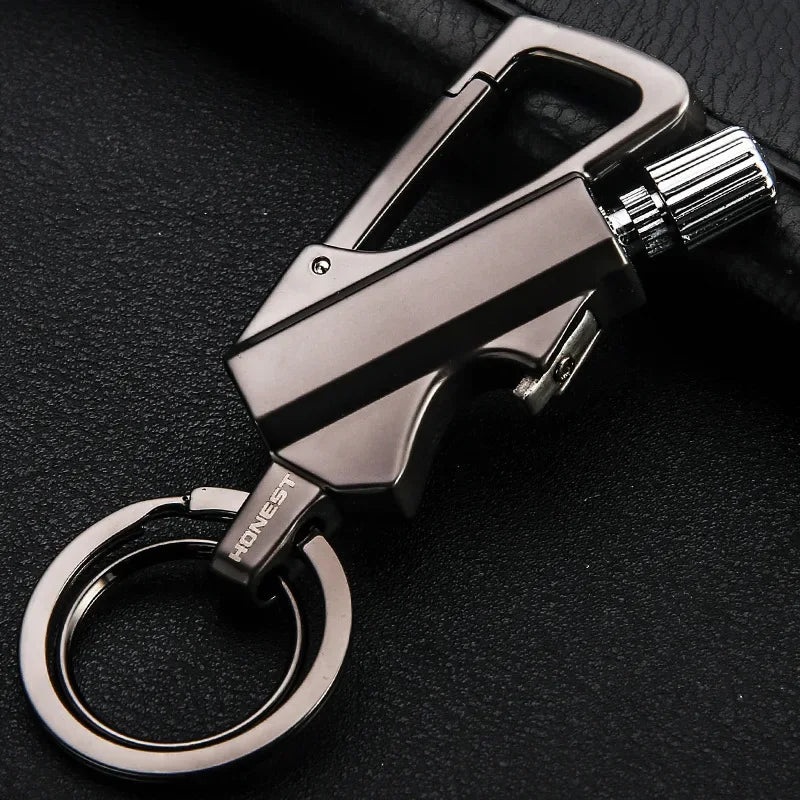 Lisslune | FlareKey – Multifunction Keychain Lighter | Windproof Kerosene Lighter for Outdoor & Everyday Use