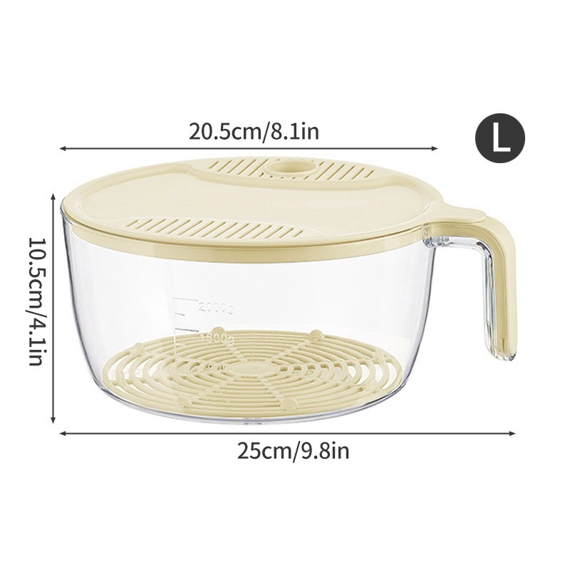 Lisslune | Easy Rice Washer Filter Strainer Basket