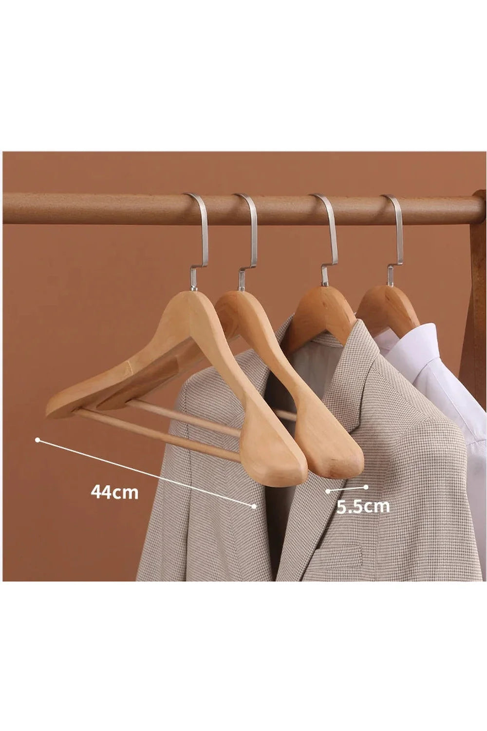 Lisslune | Walnut Suit Hanger