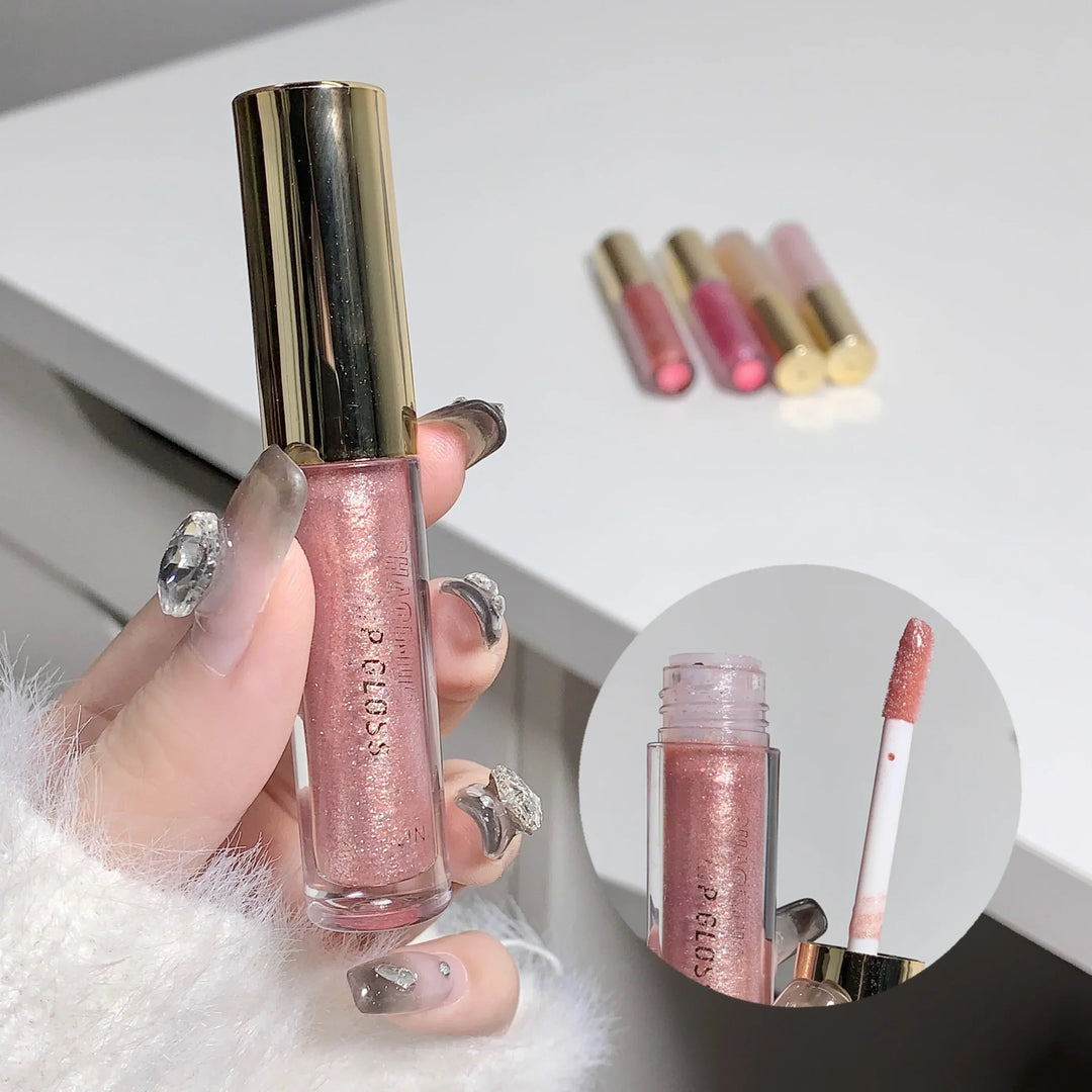 Rynx | Moisturizing, volumizing and sparkling lip gloss, water-glossing mirror lip shine, moisturizing and hydrating lip oil for sensual lips