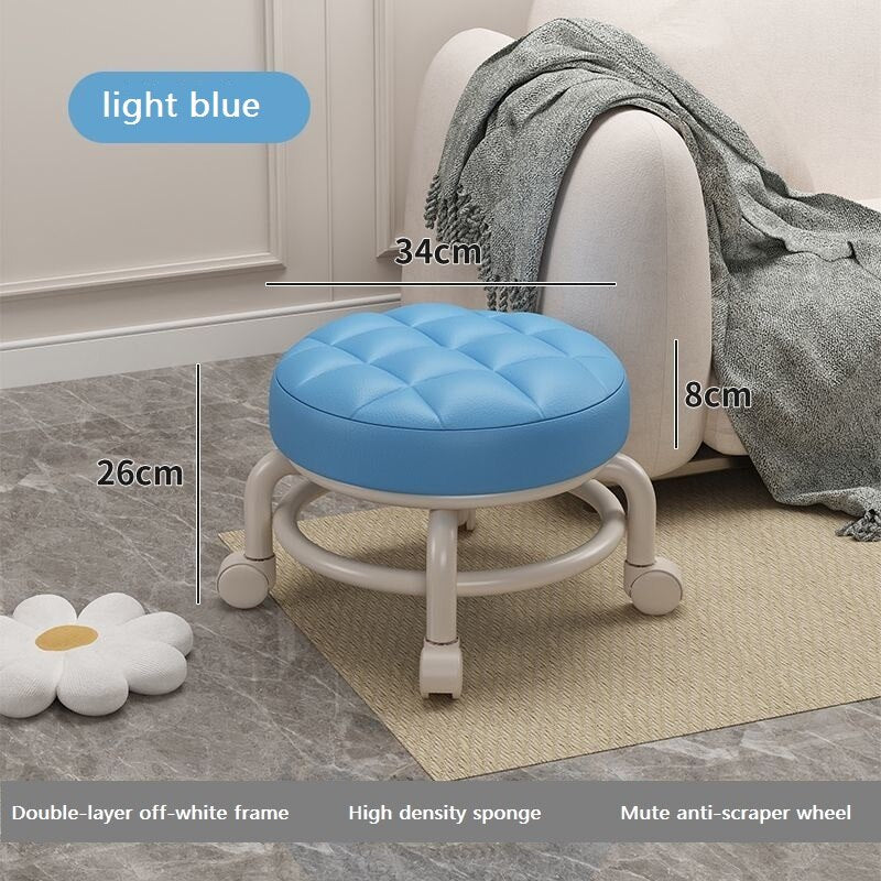 Lisslune | RollEase Mini Rolling Elegant Low Stool