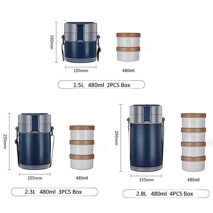 Lisslune | Meal Keeper Stainless Steel Lunch Box