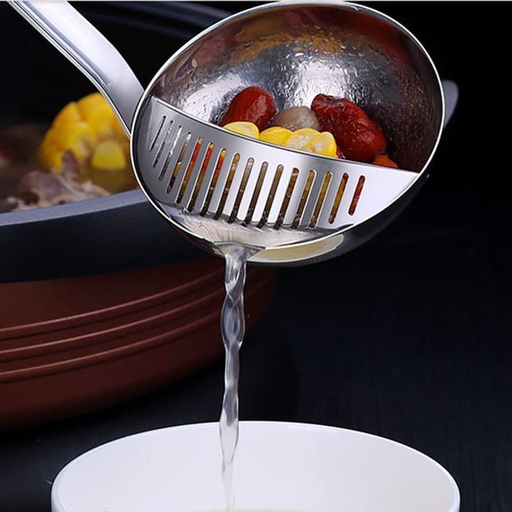 Lisslune | Long Handle Soup Strainer Spoon