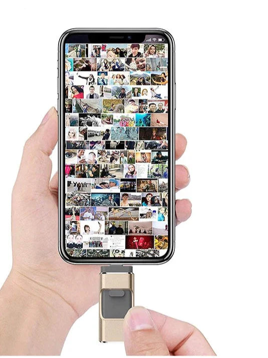 Lisslune | DataFlex 4-in-1 Memory Stick – USB Storage for Phone, Tablet and PC