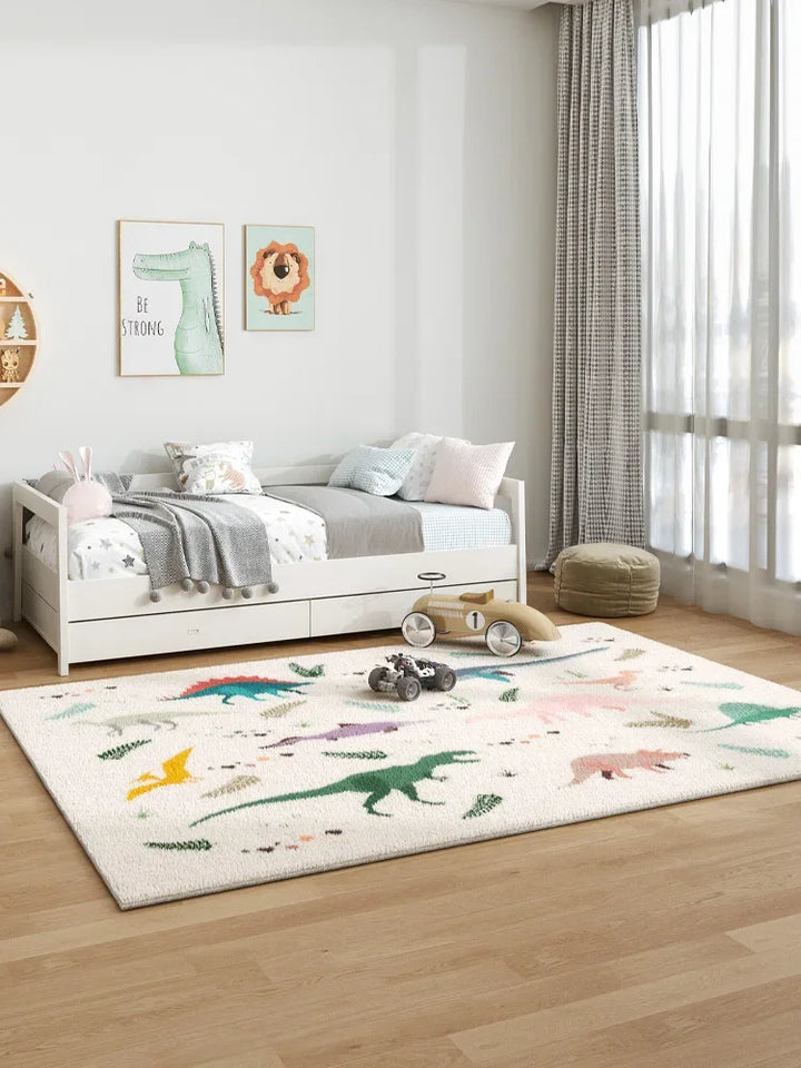 Rynx | Cartoon Art Cute Large Area Living Room Rug Soft Fluffy Kids Bedroom Rug Modern Home Decor Aesthetic Cozy IG