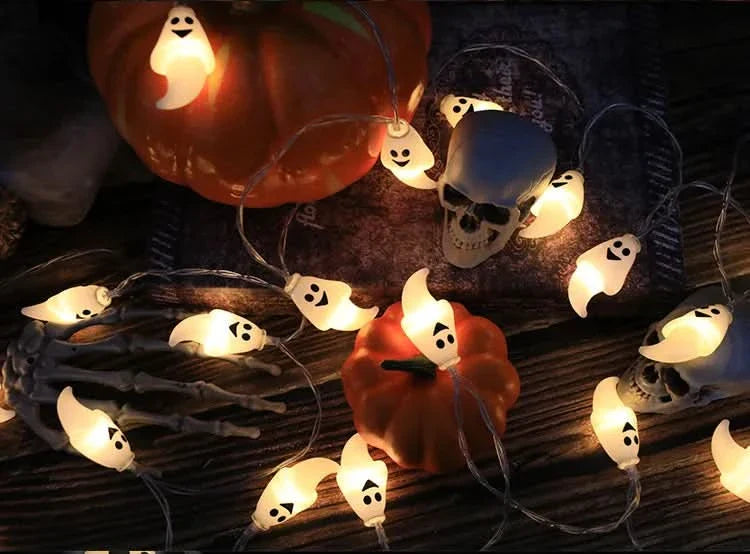 Lisslune | Halloween LED Pumpkin & Skull String Lights