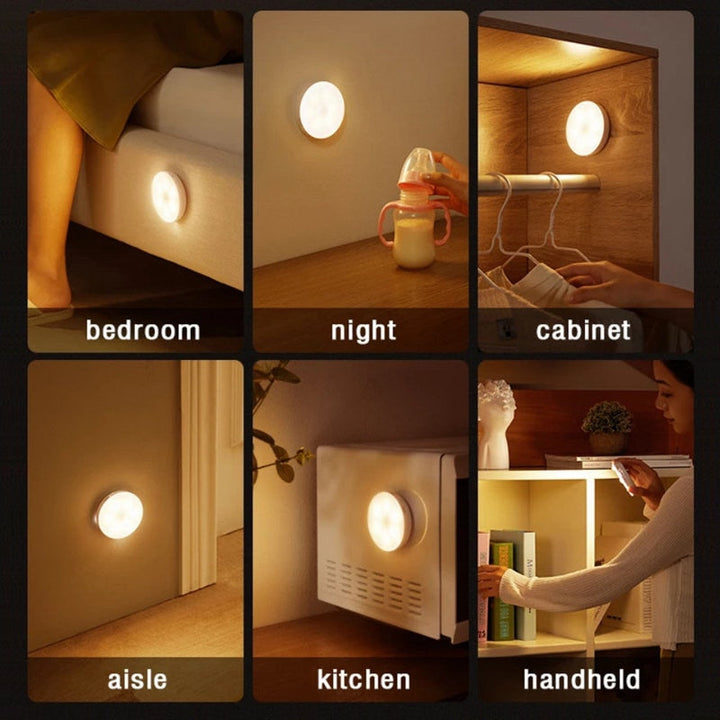 Lisslune | Sticky LED Motion Sensor Mini Night Lamp