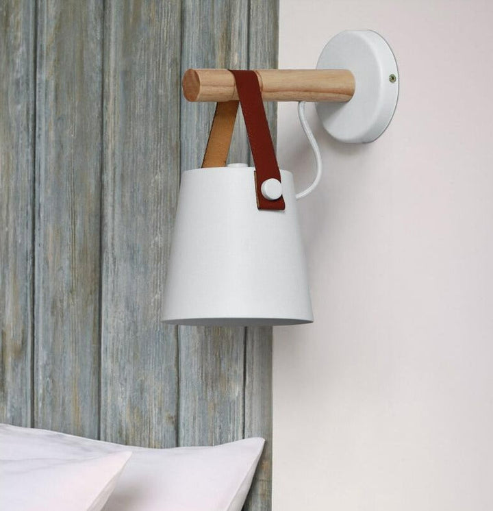 Lisslune | Wood Nordic Hanging Wall Lamp