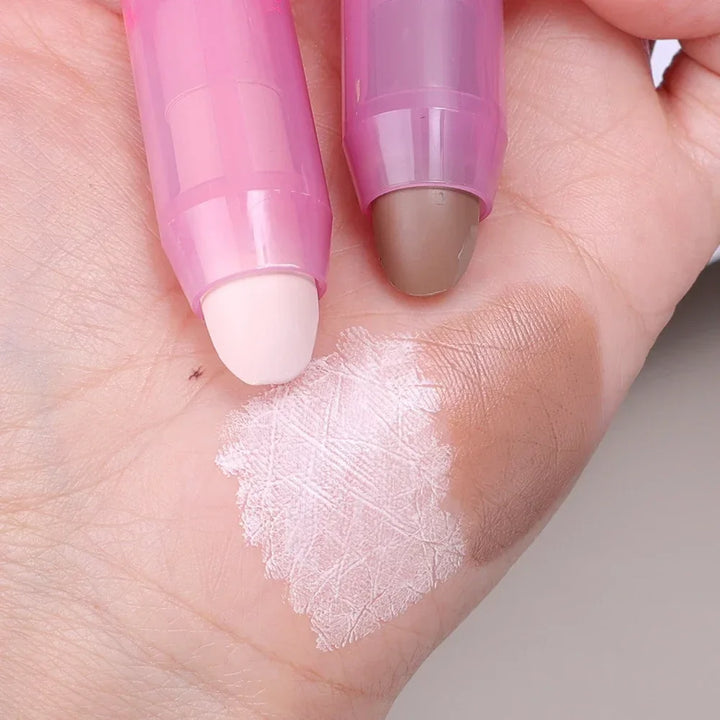 Rynx | Gray Bronzer Highlighter Contour Pencil Waterproof Cream Texture Nose Shadow Contour Pencil Cosmetics Face Brightening Makeup