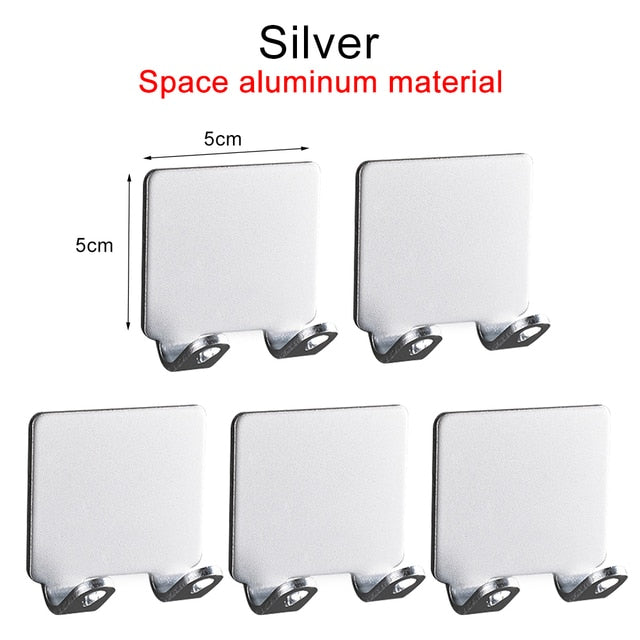 Lisslune | Punch-free Razor Holder Storage Hook (1/2/3 Pieces) - Wall Mounted Men's Razor Shelf for the Bathroom