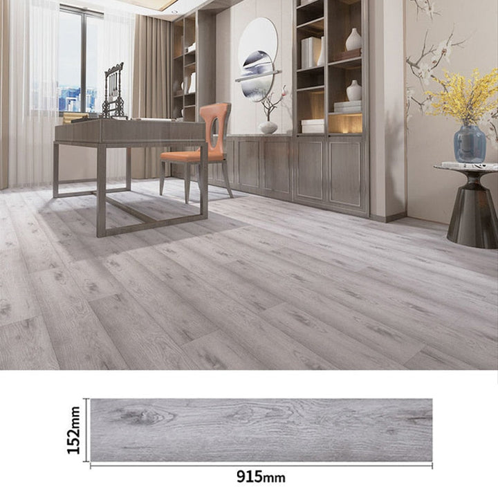 Lisslune | Modern Wood Grain PVC Self-Adhesive Floor Sticker