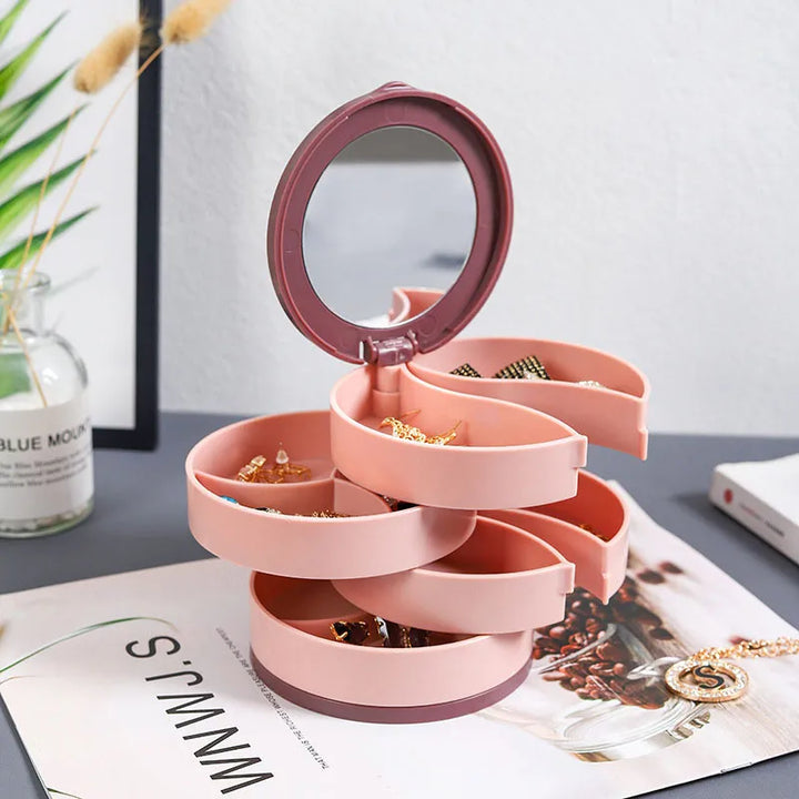 Lisslune | Multi-Layer Rotating  Jewelry Organizer Storage